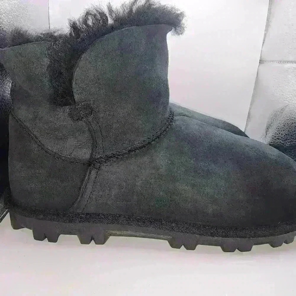 Faux fur short boots - Picture 4 of 8